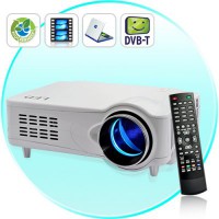 MediaMax Pro - Projetor multimídia com função de gravação de TV (DVB-T, HDMI, VGA, AV)