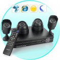 Sistema de Vigilância completo DVR com 2x + 2x Interior Câmeras ao ar livre (H.264)